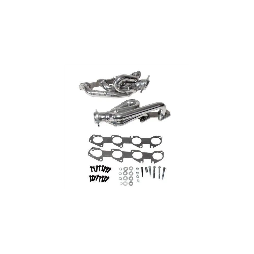 Shorty Headers - Polished Silver Ceramic - BBK40140